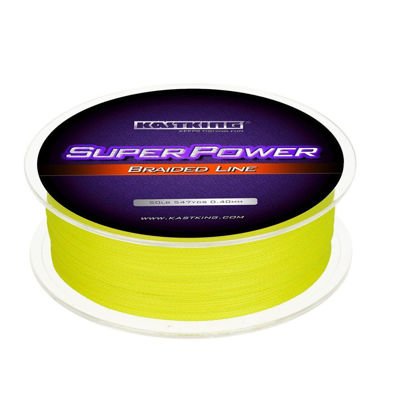 Picture of KastKing Superpower Braided Fishing Line,Yellow,80 LB,(8 Strands),1097 Yds