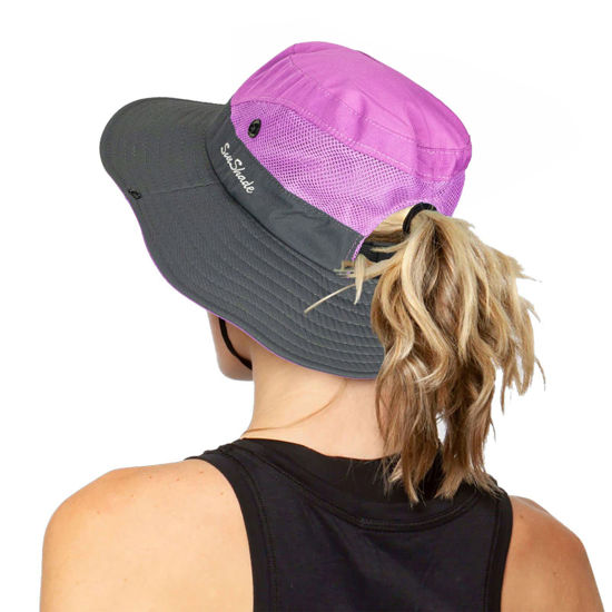 Fishing Hat UV-Resistant Breathable Outdoor Sun Hat Adjustable Wide Brim  Mesh Camping Hat Solid Color Foldable Sun Visor Hat