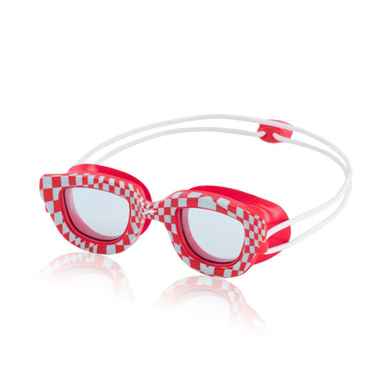 Picture of Speedo Unisex-Child Swim Goggles Sunny G Ages 3-8, Red/Cool Blue