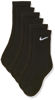 Picture of Nike Everyday Cushion Crew Training Socks, Unisex Nike Socks with Sweat-Wicking Technology and Impact Cushioning (3 Pair), Black/White, Small