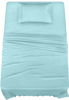 Picture of Utopia Bedding Twin Bed Sheets Set - 3 Piece Bedding - Brushed Microfiber - Shrinkage and Fade Resistant - Easy Care (Twin, Spa Blue)