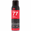 Picture of 3M Super 77 Multipurpose Permanent Spray Adhesive Glue, Paper, Cardboard, Fabric, Plastic, Metal, Wood, Net Wt 13.44 oz