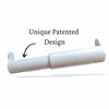 Picture of Teravan Standard Extender for Extra Large Toilet Paper, Allows Most Regular Fixtures to Fit Double Rolls and Triple Rolls, Easy to Use, White