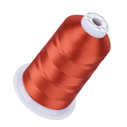 Picture of Simthread Embroidery Thread Rusty Orange S030 5500 Yards, 40wt 100% Polyester for Brother, Babylock, Janome, Singer, Pfaff, Husqvarna, Bernina Machine