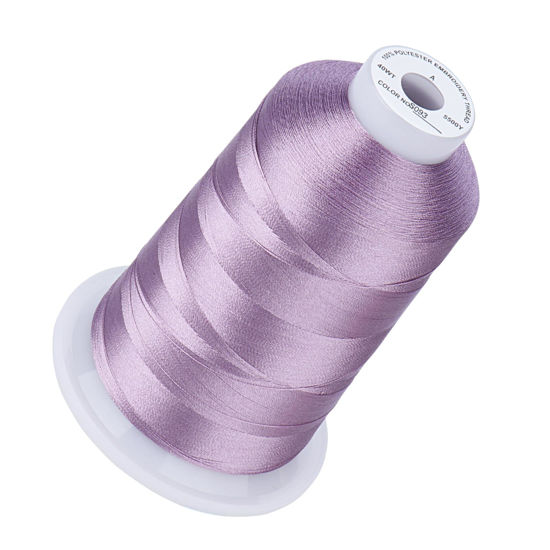 Picture of Simthread Embroidery Thread Dusty Lilac S093 5500 Yards, 40wt 100% Polyester for Brother, Babylock, Janome, Singer, Pfaff, Husqvarna, Bernina Machine