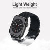 Picture of Braided Solo Loop Compatible with Apple Watch Band 42mm 44mm 45mm 49mm Women Men, Adjustable Stretchy Bands Elastic Sport Wristbands for iWatch Series 8 7 6 5 4 3 2 1 SE Ultra