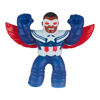 Picture of Heroes of Goo Jit Zu Marvel Hero Pack. Captain America - Sam Wilson - Squishy 4.5" Tall