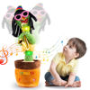 Picture of Kids Dancing Talking Cactus Toys for Baby Boys and Girls, Singing Mimicking Recording Repeating What You Say Sunny Cactus Electronic Light Up Plush Toy with 124 English Songs Smart Toy