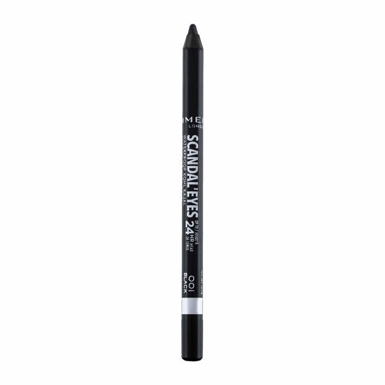 Picture of Rimmel Scandaleyes Waterproof Gel Eye Liner Pencil, Black 001