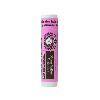 Picture of Moon Valley Organics Beeswax Lip Balm for Moisturizing Lips and Cuticles (Blackberry, 0.15 OZ)