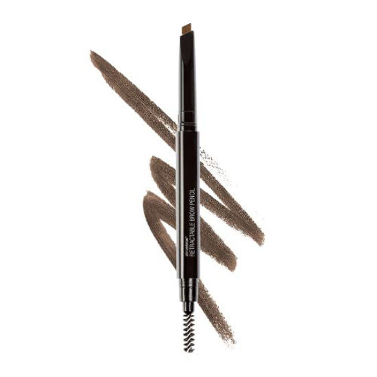 Picture of Wet n Wild Ultimate Eyebrow Retractable Definer Pencil, Medium Brown, Dual-Sided Brow Brush, Fine Tip, Shapes, Defines, Fills Brow Makeup