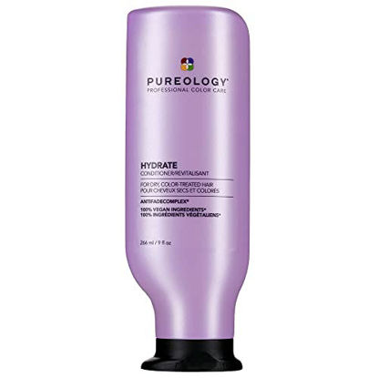 Picture of Pureology Hydrate Moisturizing Conditioner | For Medium to Thick Dry, Color Treated Hair | Sulfate-Free | Vegan