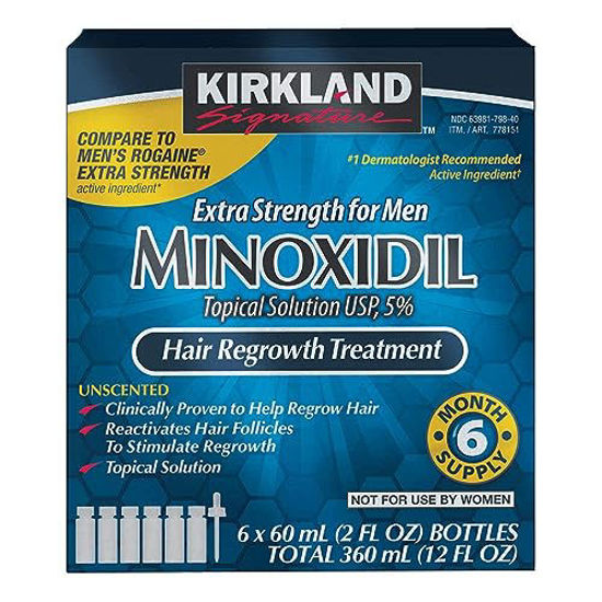 Picture of Minoxidil-5% Extra Strength Hair Regrowth for Men, 6 Month Supply