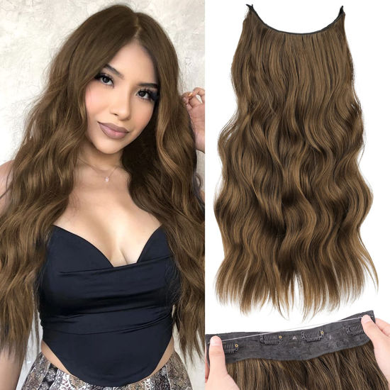 GetUSCart KooKaStyle Invisible Wire Hair Extensions with