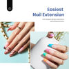 Picture of Beetles Gel Nail Kit Easy Nail Extension Set With 500Pcs Medium Coffin Shaped Tips 5 in 1 Nail Glue Base Gel and Innovative Led Lamp Easy Funny Diy Nail Tips Art Decoration at Home Acrylic Nail Kit