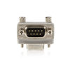 Picture of StarTech.com Right Angle DB9 to DB9 Serial Cable Adapter Type 1 - M/F - Serial adapter - DB-9 (M) to DB-9 (F) - GC99MFRA1