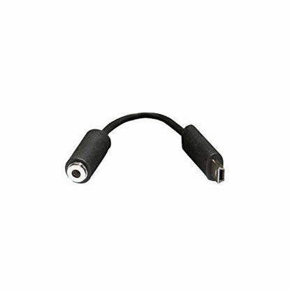 Picture of Movo GMA100 3.5mm Female Microphone Adapter Cable to fit the GoPro HERO3, HERO3+ and HERO4 Black, White or Silver Editions (NOT COMPATIBLE WITH OTHER VERSIONS)