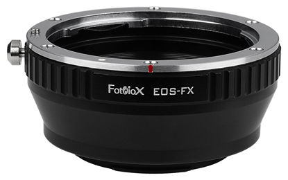 Picture of Fotodiox Lens Mount Adapter Compatible with Canon EOS (EF/EF-S) D/SLR Lens on Fuji X-Mount Cameras