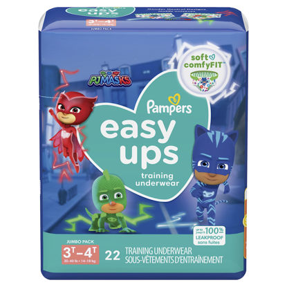 Picture of Pampers Easy Ups Training Underwear Boys 4T-5T 18 Count (Packaging May Vary)