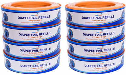 Picture of ChoiceRefill Compatible with Diaper Genie Pails, 8-Pack, 2160 count