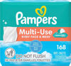 Picture of Pampers Baby Wipes Multi-Use Clean Breeze 3X Pop-Top Packs 168 Count