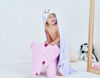 Picture of HIPHOP PANDA Bamboo Hooded Baby Towel - Soft Hooded Bath Towel for Babie, Toddler,Infant, Perfect for Boy and Girl - (Purple Penguin, 30 x 30 Inch)