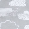 Picture of HALO 100% Cotton Sleepsack Swaddle, 3-Way Adjustable Wearable Blanket, TOG 1.5, Clouds, Newborn, 0-3 Months