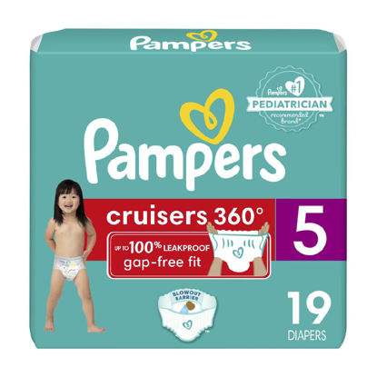 Picture of Pampers Cruisers 360 Diapers Size 5 19 Count