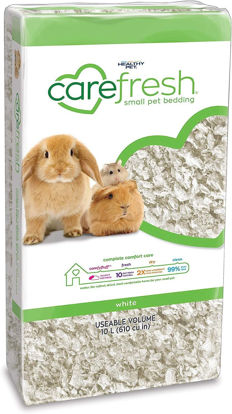 Picture of carefresh 99% Dust-Free White Natural Paper Small Pet Bedding with Odor Control, 10L, White