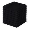 Picture of Homaxy 100% Cotton Waffle Weave Kitchen Dish Cloths, Ultra Soft Absorbent Quick Drying Dish Towels, 12 x 12 Inches, 8-Pack, Black