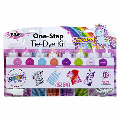 Picture of Tulip One-Step Tie-Dye Kit 8 Vibrant Colors Tie-Dye, Unicorn