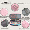 Picture of FUXINGYAO Pencil Case, Multi- Slot Pencil Pouch, Portable Pencil Bag, Pen Case for& Office(pink)