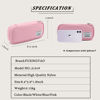 Picture of FUXINGYAO Pencil Case, Multi- Slot Pencil Pouch, Portable Pencil Bag, Pen Case for& Office(pink)