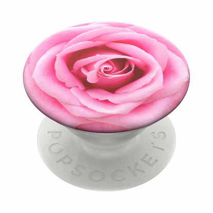 Picture of PopSockets: PopGrip with Swappable Top for Phones and Tablets - Rose All Day