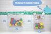 Picture of 2 x Mesh Bath Toy Organizer + 6 Ultra Strong Hooks - The Perfect Bathtub Toy Holder & Bathroom or Shower Caddy - These Multi-use Net Bags Make Baby Bath Toy Storage Easy - For Kids & Toddlers