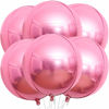 Picture of KatchOn, Light Pink Foil Balloons - 22 Inch, Pack of 6 | Big Pink Balloons, Pink Mylar Balloons | Cowboy Boot Balloon, Light Pink Party Decorations | Pink Metallic Balloon Pink Disco Party Decorations