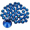 Picture of Jollin Glue Fix Crystal Flatback Rhinestones Glass Diamantes Gems for Nail Art Crafts Decorations Clothes Shoes(ss8 2880pcs, Sapphire)