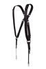 Picture of Camera Strap Accessories for Two-Cameras - Dual Shoulder Leather Harness - Multi Camera Gear for DSLR/SLR Black ProInStyle strap by Coiro