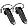 Picture of New bee [2 Pack] Bluetooth Earpiece Wireless Handsfree Headset V5.0 24 Hrs Driving Headset with Mic 60 Days Standby Time Headset Case for iPhone Android Samsung Laptop Truck Driver