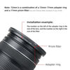 Picture of KOGJAERS Camera Filter Fx Split Refractive Filter 72mm Semi Subtle Refraction Blur Effect Creative Photography Prism Filter