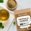 Picture of SPICE TRAIN, Triphala Powder (397g/14oz) Non-GMO, 100% Raw - Herbal Formula of Amla, Haritaki & Bibhitaki - Resealable Zip Lock Pouch - Direct from India