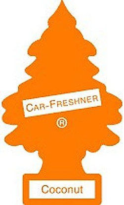 Picture of LITTLE TREES Car Air Freshener | Hanging Paper Tree for Home or Car | Coconut | 12 Pack (Packaging May Vary)