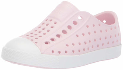 Picture of Native Shoes, Jefferson Child, Kids Lightweight Sneaker, Milk Pink/Shell White, 5 M US Big Kid