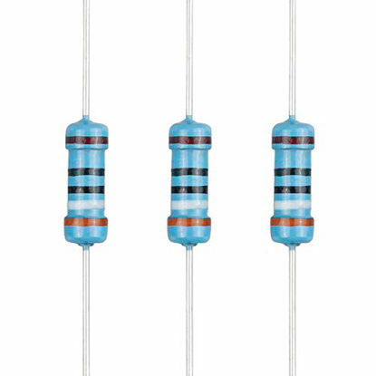 Picture of EDGELEC 100pcs 390 ohm Resistor 1/2w (0.5Watt) ±1% Tolerance Metal Film Fixed Resistor, Multiple Values of Resistance Optional