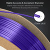 Picture of Duramic 3D Shiny Silk PLA Filament 1.75mm Purple, Shiny Purple PLA Filament Dimensional Accuracy +/- 0.05 mm 1kg Spool(2.2 lbs)