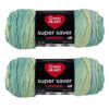 Picture of Red Heart Super Saver Jumbo Seaside Ombre Yarn - 2 Pack of 283g/10oz - Acrylic - 4 Medium (Worsted) - 482 Yards - Knitting/Crochet