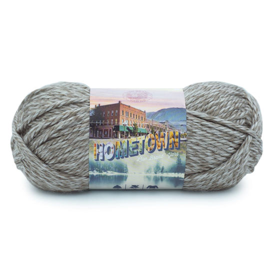 Picture of Lion Brand Yarn Hometown Yarn, Bulky Yarn, Yarn for Knitting and Crocheting, 1-Pack, Bellefontaine Concrete