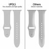 Picture of UPOLS Compatible with Apple Watch Band 38mm 42mm 40mm 44mm Sport Band, Silicone Sport Strap Replacement Bands Compatible for iWatch Series 4/3/2/1 S/M M/L