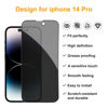 Picture of Pehael [2+2 Pack] iPhone 14 Pro Privacy Screen Protector with Camera Lens Protector Full Coverage Anti-Spy Tempered Glass Film 9H Hardness Upgrade Edge Protection Easy Installation Bubble Free Specially Designed for iPhone 14 Pro [6.1 inch]