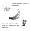 Picture of 240 PCS Lash Clusters DIY Eyelash Extension 50D Cluster Lashes Fairy D Curl 8-14mm Individual Eyelashes Cluster Lashes Wisps Reusable Mini Eyelash Cluster Eyelash Extensions at Home (50D D 8-14mm)